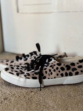 Women’s Superga Leopard Print Canvas Sneakers - Size 10